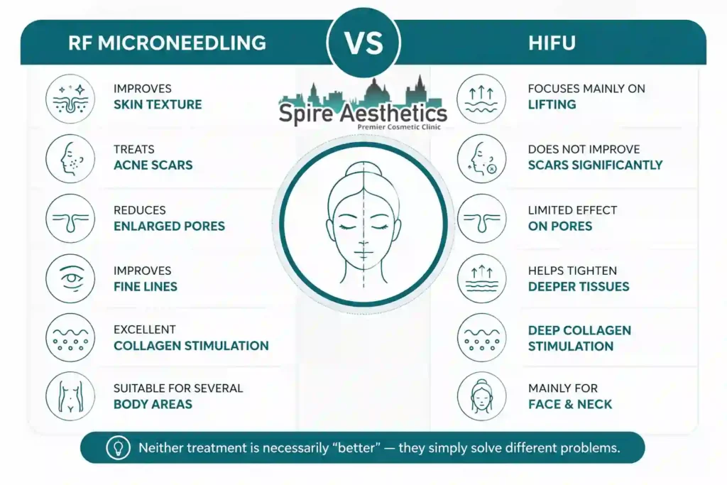RF Microneedling vs HIFU: Which Treatment Gives Better Results Stanford le Hope?